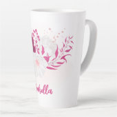 Fuchsia-Blume botanisch Milchtasse (Rechte Ecke)