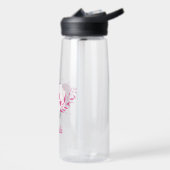 Fuchsia-Blume botanisch Trinkflasche (Links)