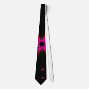Fuchsia Blume Burst Krawatte