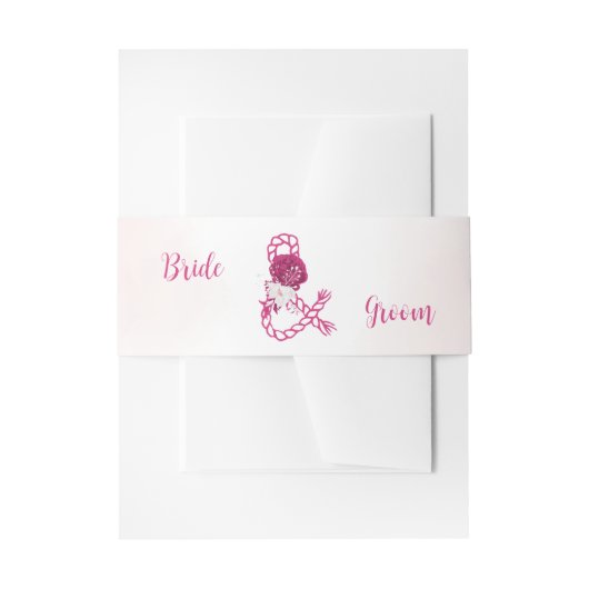 Fuchsia-Blume Einladungsbanderole (Vorderseite Beispiel)