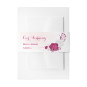 Fuchsia-Blume Einladungsbanderole (Vorderseite Beispiel)