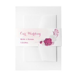 Fuchsia-Blume Einladungsbanderole