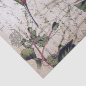 Fuchsia Blume Hummingbird Wasserfarbe Seidenpapier (Detail)