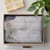Fuchsia Blume Hummingbird Wasserfarbe Seidenpapier (Geschenk)