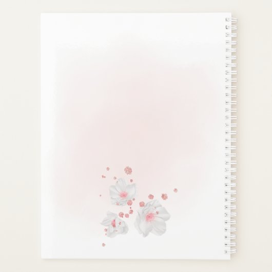 Fuchsia-Blume Planer (Rückseite)