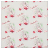 Fuchsia botanisch rosa Aquarellstoff Stoff (Muster)