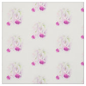 Fuchsia botanische Kunst rosa Aquarellstoff Stoff (Muster)
