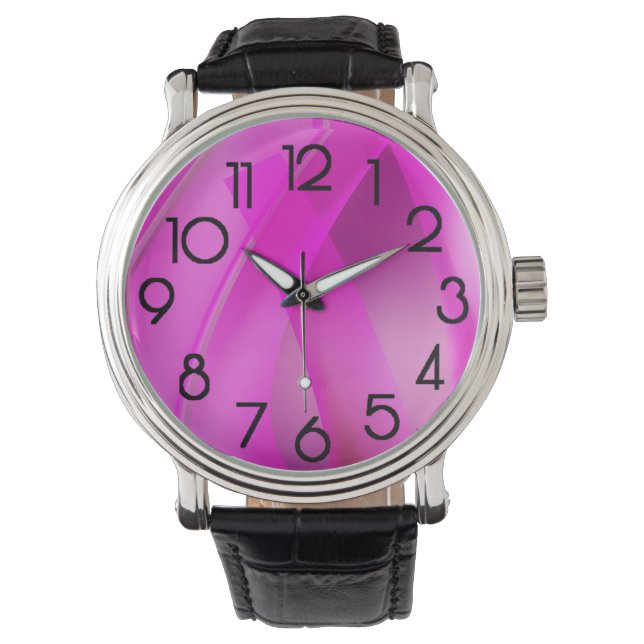 Fuchsia Buddy Watch Armbanduhr (Vorderseite)