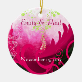 Fuchsia Calla Lily Weihnachtsschmuck