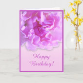 Fuchsia Carnation Card Karte (Gelbe Blume)