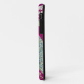 Fuchsia Chinoiserie Rodelbahn Case-Mate iPhone Hülle (Hinten/Links)