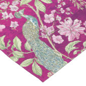 Fuchsia Chinoiserie Rodelbahn Kurzer Tischläufer (Ecke)
