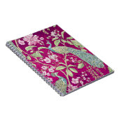 Fuchsia Chinoiserie Rodelbahn Notizblock (Rechte Seite)