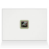 Fuchsia Christmas Grußkarte - Rot (Innenansicht Horizontal (Oben))