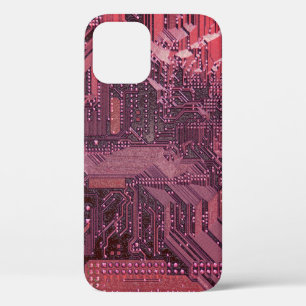 Fuchsia Cyber Leiterplatte Tech Kunst Elektronik Case-Mate iPhone Hülle