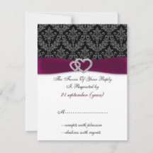 Fuchsia Damask IMITATE Band Diamante Hochzeit