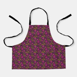 Fuchsia | Dancing Watercolor Daisies Kids Apron Schürze