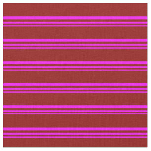 Fuchsia & Dark Red Pattern Stoff