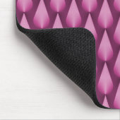 Fuchsia Dazzling Raindrops Mousepad (Ecke)