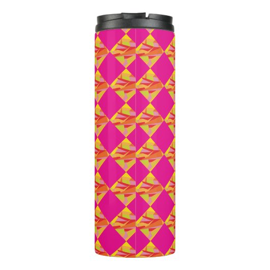 Fuchsia Diamond Water Bottle Thermosbecher (Rückseite)