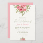 Fuchsia Dream Einladung (Vorne/Hinten)