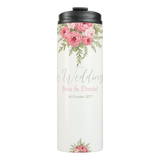 Fuchsia Dream Thermosbecher (Vorderseite)