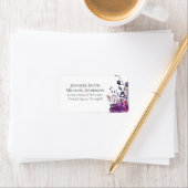 Fuchsia Dreams ADDRESS ETIKETTEN Hochzeitsfeier Adressaufkleber (Insitu)