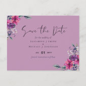 Fuchsia Dreams koordiniert das Spiel und das tiefe Postkarte (Vorderseite)