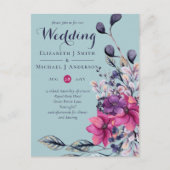 Fuchsia Dreams koordiniert das Spiel und das tiefe Postkarte (Vorderseite)