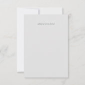 Fuchsia Dreams Wedding Einladung mit Env SMALL (Rückseite)