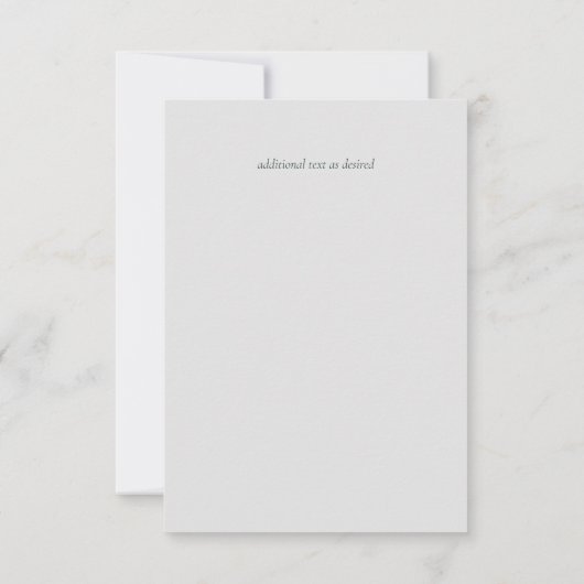 Fuchsia Dreams Wedding Einladung mit Env SMALL (Rückseite)