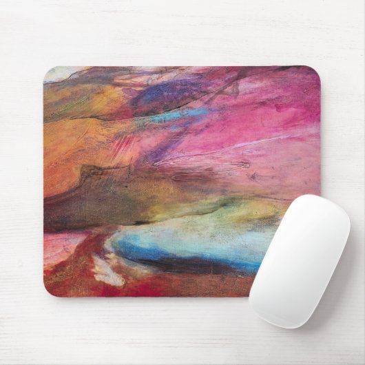 Fuchsia Expression Mousepad (Mit Mouse)