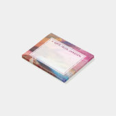 Fuchsia Expression Post-it Klebezettel (angewinkelt)