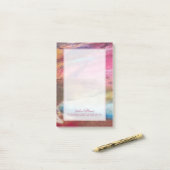 Fuchsia Expression Post-it Klebezettel (Auf Schreibtisch)