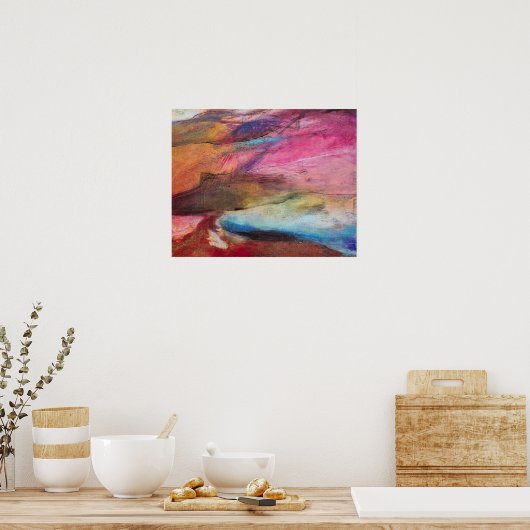 Fuchsia Expression Poster (Küche)