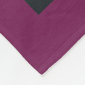 Fuchsia Family Erinnerungen Neun Fotomaterial Fleecedecke (Ecke)