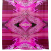 Fuchsia-Fantasie Duschvorhang (Vorderseite)