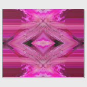 Fuchsia-Fantasie Geschenkpapier (Flach)