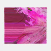 Fuchsia fantasy fleecedecke (Vorderseite (Horizontal))