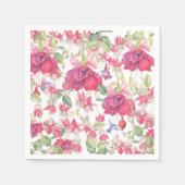 Fuchsia Fantasy Serviette (Vorderseite)