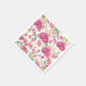 Fuchsia Fantasy Serviette (Ecke)