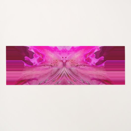Fuchsia fantasy yogamatte (Rückseite (Horizontal))