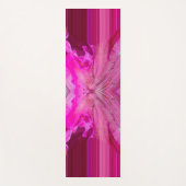 Fuchsia fantasy yogamatte (Vorderseite)