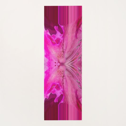 Fuchsia fantasy yogamatte (Rückseite)