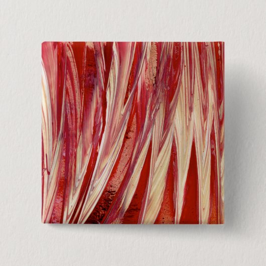 Fuchsia Feather Fringe Button (Vorderseite)