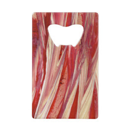 Fuchsia Feather Fringe Geldbeutel Flaschenöffner