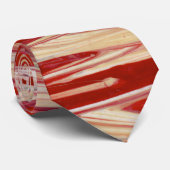 Fuchsia Feather Fringe Krawatte (Gerollt)