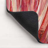 Fuchsia Feather Fringe Mousepad (Ecke)