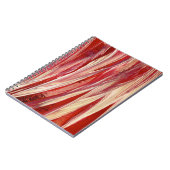 Fuchsia Feather Fringe Notizblock (Linke Seite)