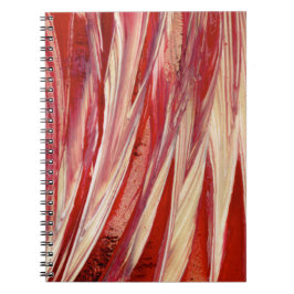 Fuchsia Feather Fringe Notizblock